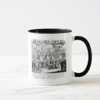 La ópera Burlesqued, 1728 del mendigo