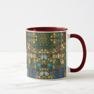 Taza La opulencia de Viena al estilo secesionista