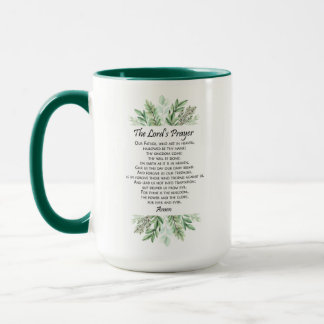 Taza La Oración del Señor con Verdor ~ Mateo 6:9-13