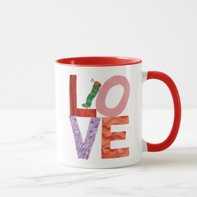 Taza La oruga muy hambrienta | AMOR (Derecha)