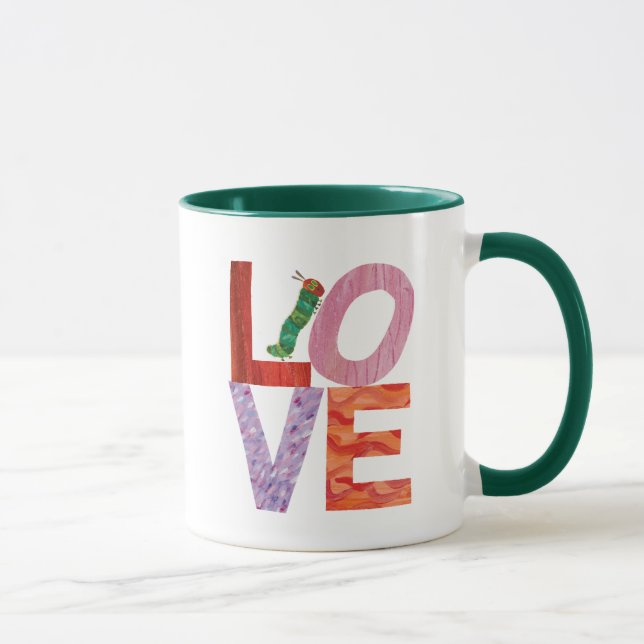 Taza La oruga muy hambrienta | AMOR (Derecha)