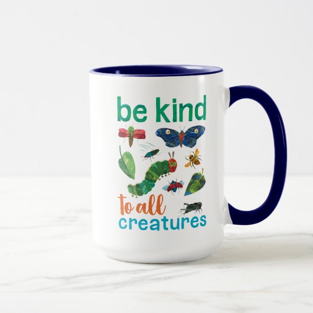 Taza La oruga muy hambrienta será amable con todo el mu (Derecha)
