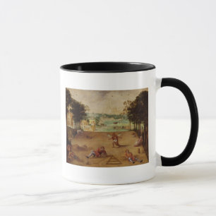 Taza La parábola del trigo y de las vicias, 1540
