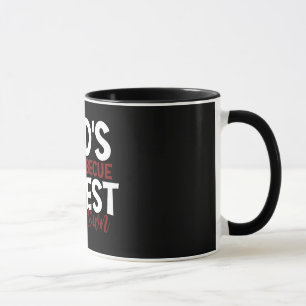 Taza La parrillada de papá es la mejor en el día del pa