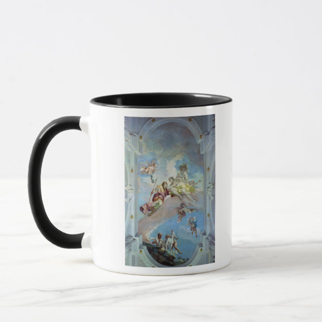 Taza La partida de Venus de Adonis, 1707-08 (fresco) (Izquierda)
