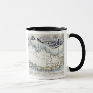Taza La Patagonia, de una serie de mapas del mundo