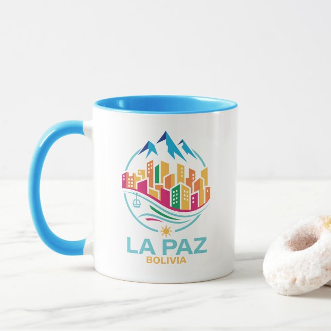 Taza La Paz Bolivia South America (Con donut)