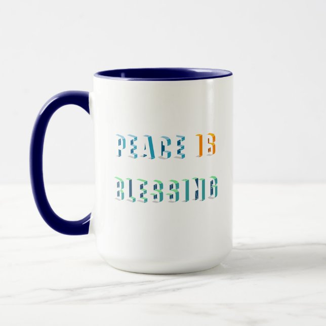 Taza La paz es bendición (Izquierda)
