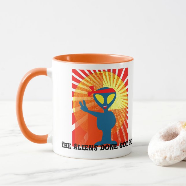 Taza La Paz Que Hicieron Los Extranjeros Me Consiguiero (Con donut)