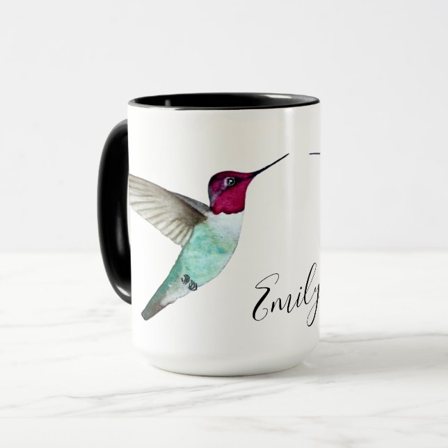 Taza La peluca de los colibríes de Anna (Anverso izquierdo)