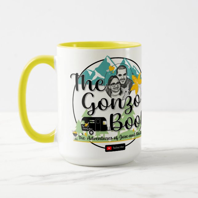 Taza La peluca del libro Gonzo (Izquierda)