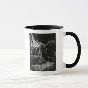 Taza La pendiente de la cruz con una antorcha, 1654