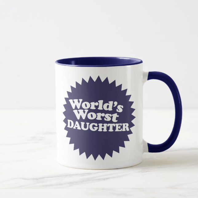 Taza La peor hija del mundo (Derecha)