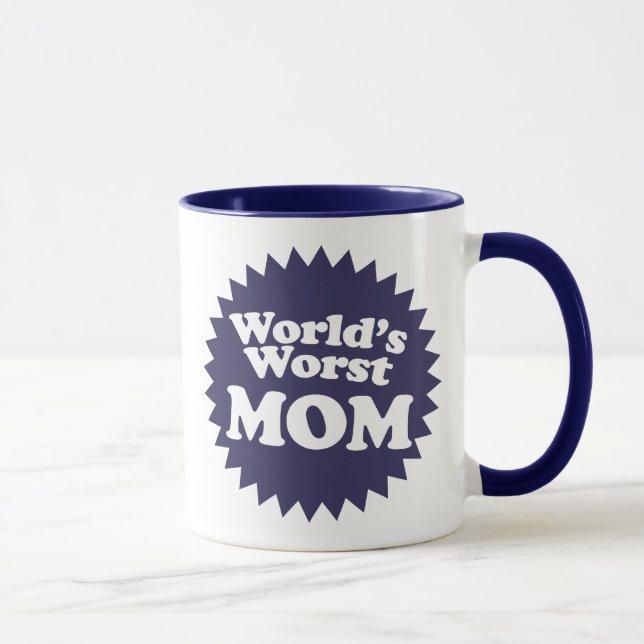 Taza La peor mamá del mundo (Derecha)