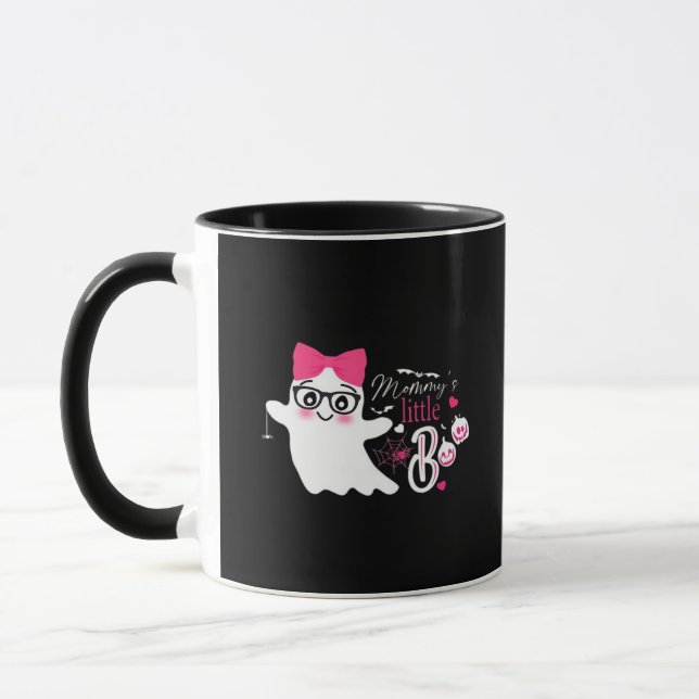 Taza La pequeña Halloween de boo de mamá (Izquierda)