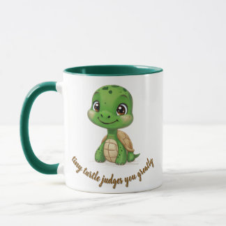 Taza La pequeña tortuga te juzga