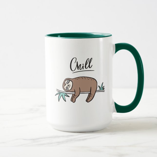 Taza La pereza dice frialdad (Derecha)