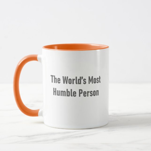 Taza La persona más humilde del mundo (Izquierda)