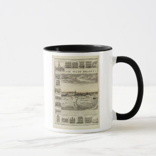 Taza La perspectiva del oeste de la ciudad de Great