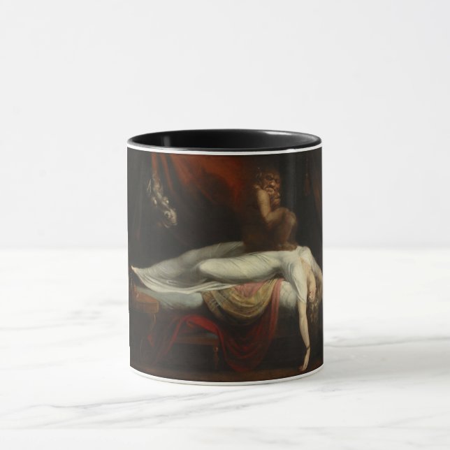 Taza La pesadilla (de Henry Fuseli) (Centro)