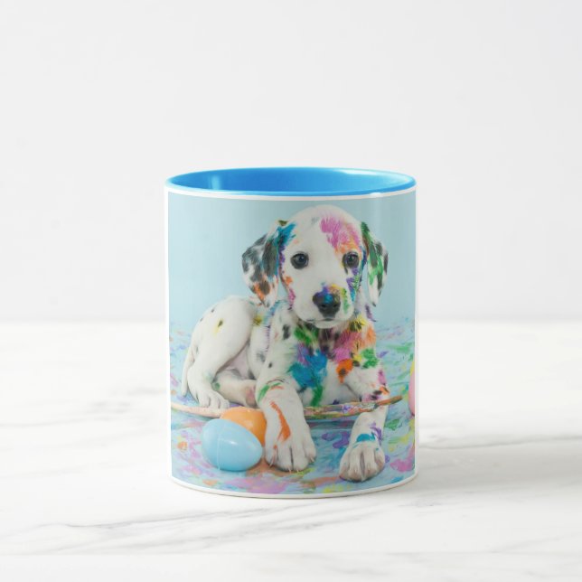 TAZA LA PINTURA DALMATIANA DEMOSTRÓ UNA MUGA DE DOS TON (Centro)