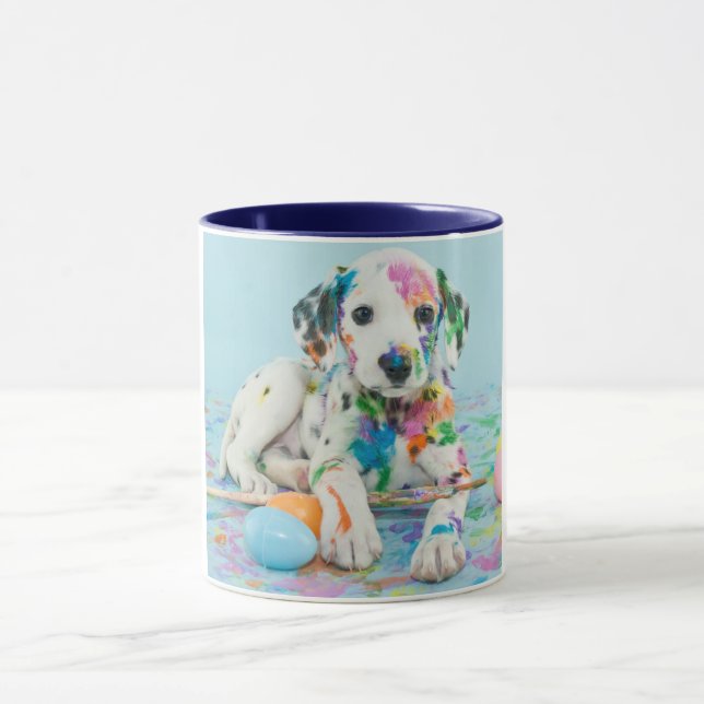 TAZA LA PINTURA DALMATIANA DEMOSTRÓ UNA MUGA DE DOS TON (Centro)