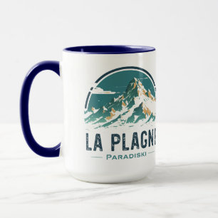 Taza La Plagne Paradiski Retro Mountain – Vintage