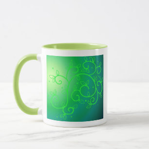 Taza La planta irlandesa de Irlanda de la suerte de las
