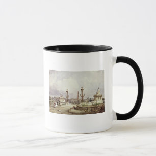 Taza La plaza de la Concordia, c.1837