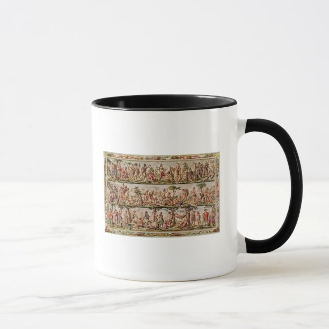 Taza La población principal de las Américas, c.1798-99 (Derecha)