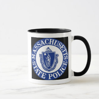 Taza La policía del estado de Massachusetts/Blue Line
