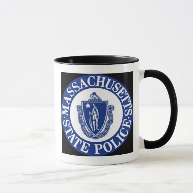 Taza La policía del estado de Massachusetts/Blue Line (Derecha)