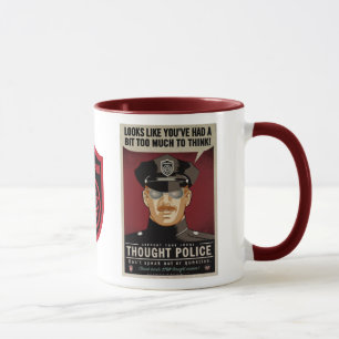 Taza La policía del pensamiento asalta