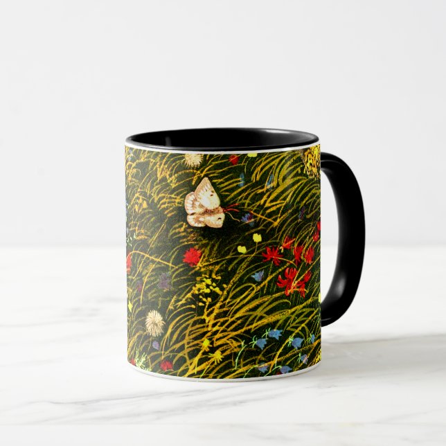 Taza La pradera alpina del Art Nouveau (Anverso derecho)