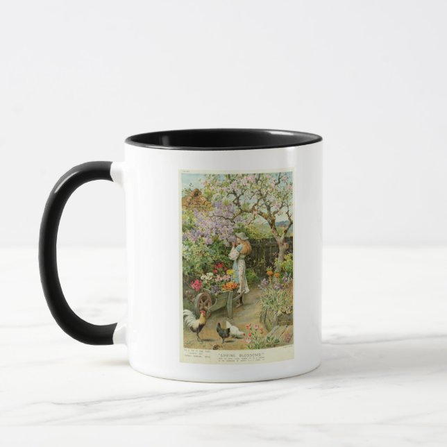Taza La primavera florece, de las peras Annual, 1902 (Izquierda)