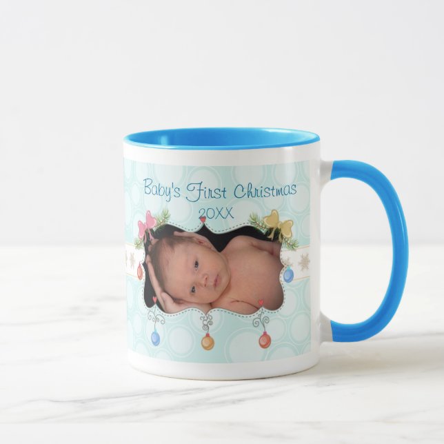 Taza La primera bruja navideña del bebé (Derecha)