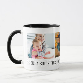 Taza La primera foto de amor de la hija del héroe de pa