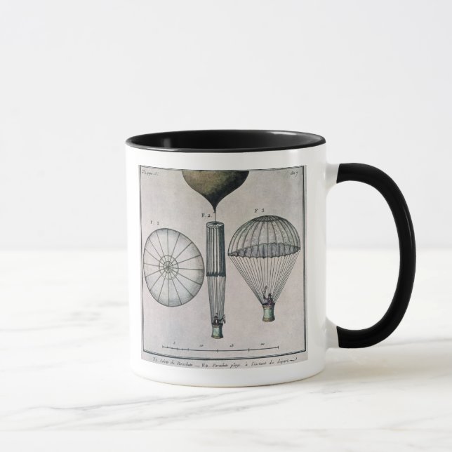 Taza La primera pendiente de paracaídas de (Derecha)