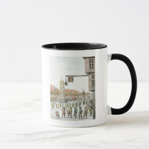 Taza La procesión de Marie de Medici adelante