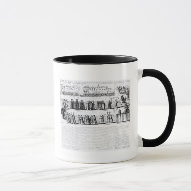 Taza La procesión falsa solemne (Derecha)