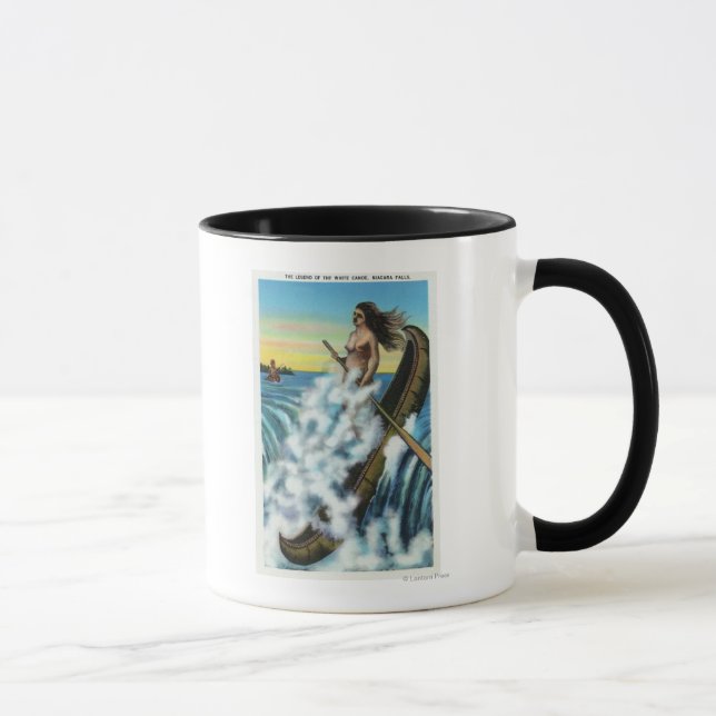 Taza La promulgación de la leyenda de la canoa blanca (Derecha)