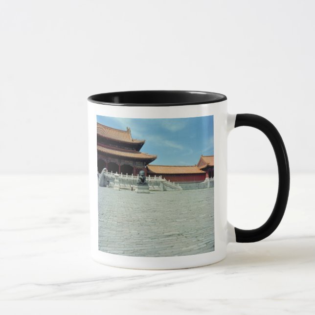 Taza La puerta de la dinastía de Ming suprema de la (Derecha)