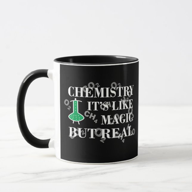 Taza La química es mágica pero real (Izquierda)