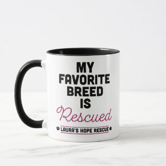 Taza La raza preferida de RescuMy de la esperanza de
