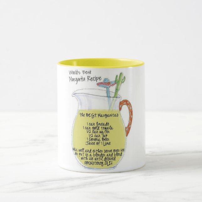 TAZA ¿LA RECETA MARGARITA SUENA MEJOR QUE EL CAFÉ? (Centro)