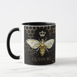 Taza La reina de la cosecha es negra