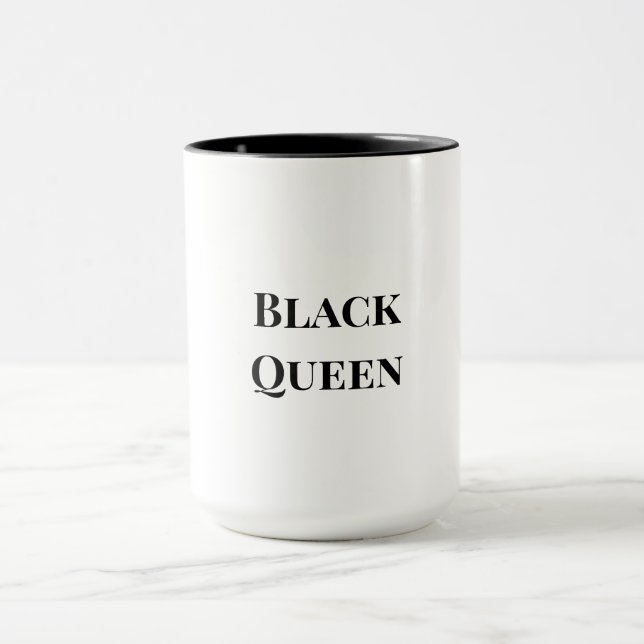 Taza La reina negra de 2 tonos (Centro)