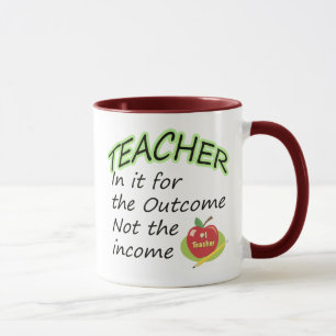 Taza La renta del profesor