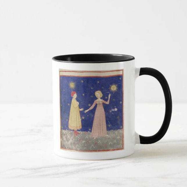 Taza La reunión de Dante y de Beatriz (Derecha)