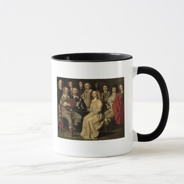 Taza La reunión musical, 1642 (Derecha)